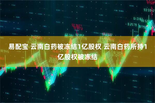 易配宝 云南白药被冻结1亿股权 云南白药所持1亿股权被冻结